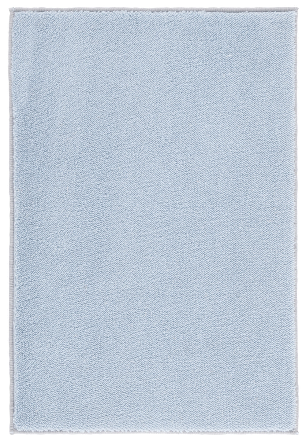 Safavieh Loft Light Blue Round Area Rug — Soft 1/2" Pile, Power-Loomed Durable Polyester, Washable, Slip-Resistant 8'-0" x 8'-0" LFT315L-8R