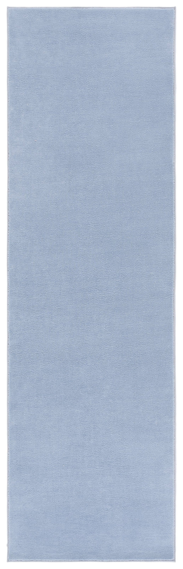 Safavieh Loft Light Blue Round Area Rug — Soft 1/2" Pile, Power-Loomed Durable Polyester, Washable, Slip-Resistant 8'-0" x 8'-0" LFT315L-8R