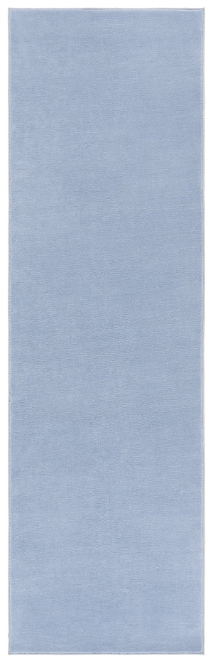 Safavieh Loft Premium Light Blue Rug — Minimalist Tonal Design, Soft Polyester Pile, Washable, Slip‑Resistant Elegance 8'-0" x 8'-0" LFT315L-8SQ