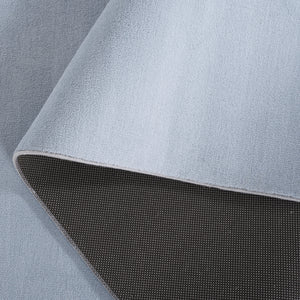 Safavieh Loft Elegant Area Rug – Modern Solid Design, Durable Polyester, Washable, Slip-resistant Backing Light Blue Polyester Lft315l-4sq