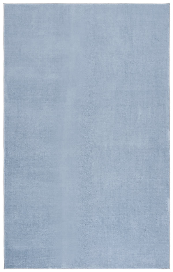 Safavieh Loft Elegant Area Rug – Modern Solid Design, Durable Polyester, Washable, Slip-resistant Backing Light Blue Polyester Lft315l-4sq