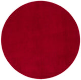 Safavieh Loft 315 Power Loomed Solid & Tonal Rug Red 6' x 6' Round