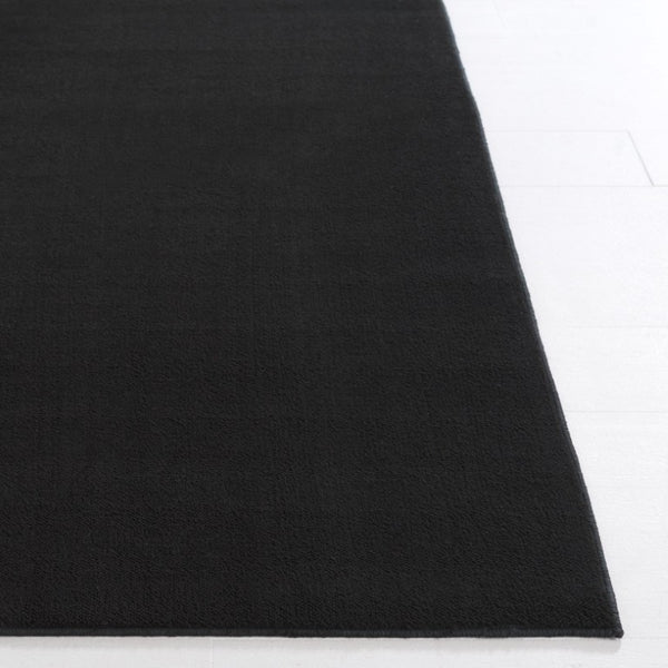Safavieh Loft Oval Polyester Area Rug Solid Tonal Washable Pile for Bedroom or Living Room Black 2'-0" x 3'-0" LFT315Z-2