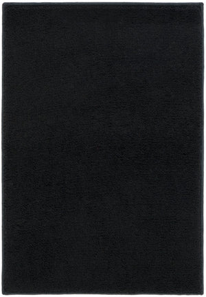 Safavieh Loft Oval Polyester Area Rug Solid Tonal Washable Pile for Bedroom or Living Room Black 2'-0" x 3'-0" LFT315Z-2