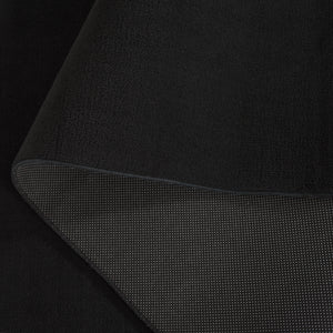 Safavieh Loft Elegant Area Rug – Modern Solid Design, Durable Polyester, Washable, Slip-resistant Backing Black Polyester Lft315z-213