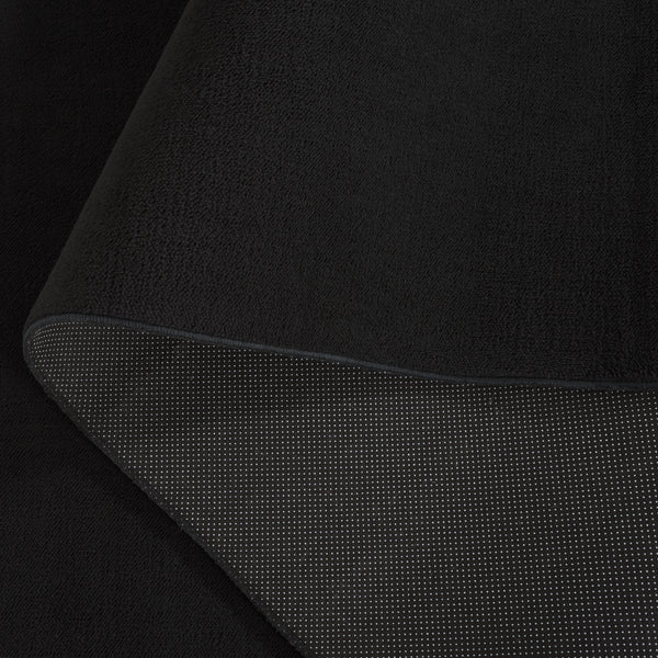 Safavieh Loft Elegant Area Rug – Modern Solid Design, Durable Polyester, Washable, Slip-resistant Backing Black Polyester Lft315z-213