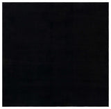 Safavieh Loft 315 Power Loomed Solid & Tonal Rug Black 6' x 6' Square