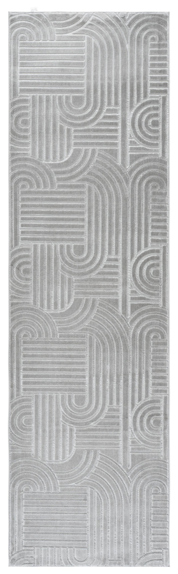 Safavieh Loft Greige Area Rug — Low-Profile Durable Polyester Power-Loomed Accent Rug For Modern Rooms 6'-0" x 9'-0" LFT601F-6