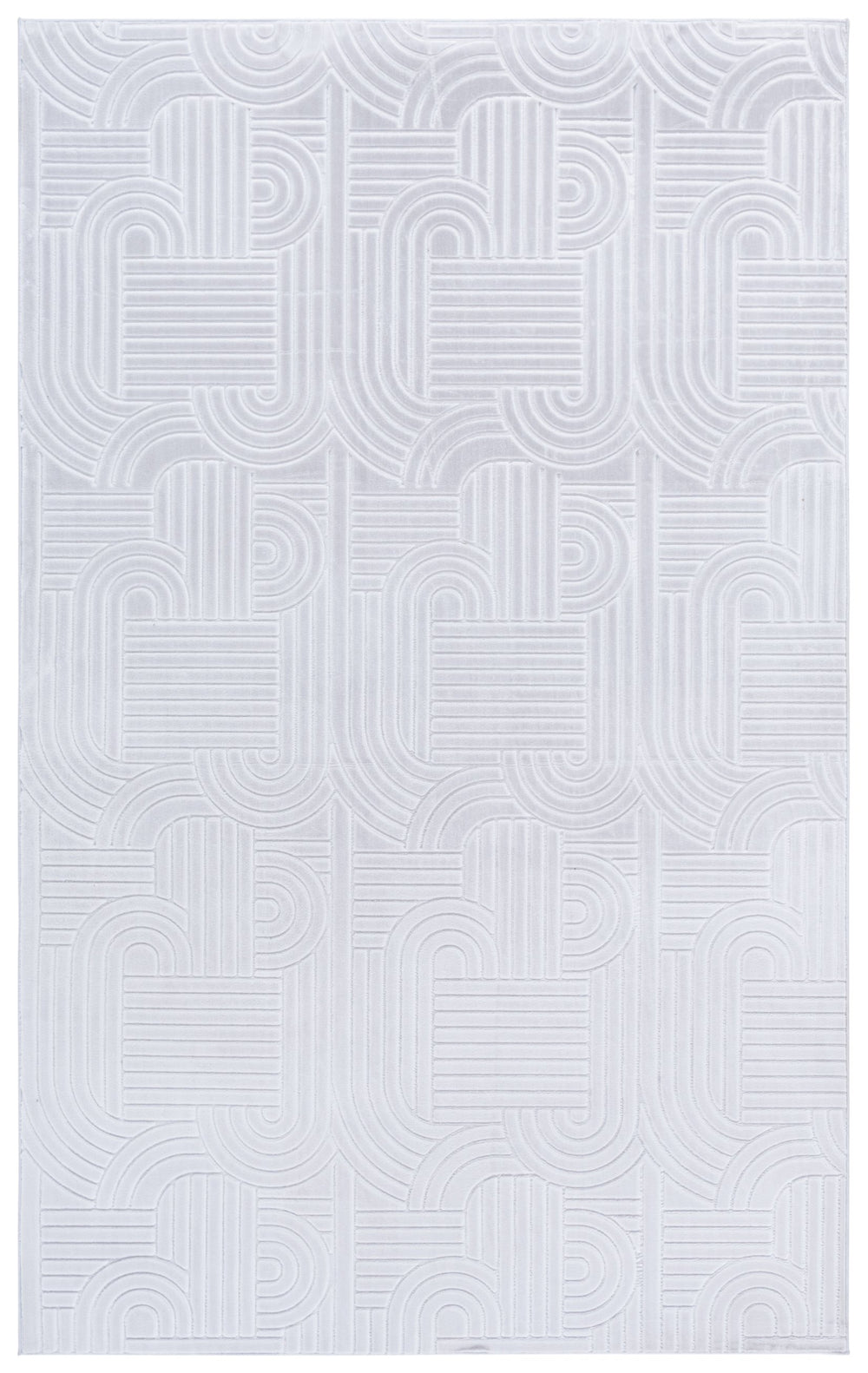 Safavieh Loft Greige Area Rug — Low-Profile Durable Polyester Power-Loomed Accent Rug For Modern Rooms 6'-0" x 9'-0" LFT601F-6