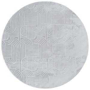 Safavieh Loft Greige Area Rug — Low-Profile Durable Polyester Power-Loomed Accent Rug For Modern Rooms 6'-0" x 9'-0" LFT601F-6