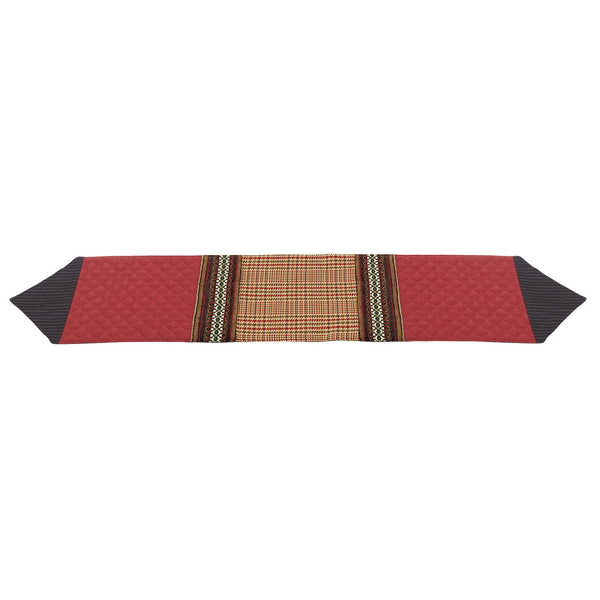 Hiend Accents Bayfield Runner - Elegant Houndstooth Design For Stylish Home Decor And Easy Maintenance Multi 100% Polyester Lg1905r