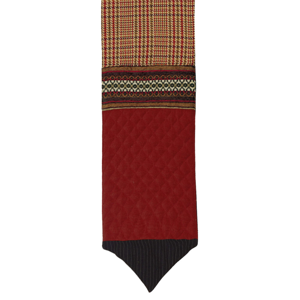 Hiend Accents Bayfield Runner - Elegant Houndstooth Design For Stylish Home Decor And Easy Maintenance Multi 100% Polyester Lg1905r