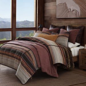 Hiend Accents Estes Chenille Comforter Set - 3 Piece Cozy Bedding With Rustic Elegance And Luxurious Design Copper Comforter ,Face, 85% Polyester,7% Cotton,5% Viscose,2% Acrylic,1% Nylon,Back, 100% Cotton,Fill, 100% Polyester. Pillow Sham ,Face, 85% Polyester,7% Cotton,5% Viscose,2% Acrylic,1% Nylon,Back, 100% Cotton. Lg2233-sk-br