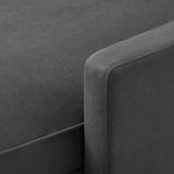 CorLiving Lena Reversible Sectional Sofa Grey LGA-366-R