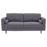 Mulberry Fabric Upholstered Modern Sofa, Grey