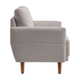 CorLiving Clara 2 Seat Sofa Loveseat Light Grey LGA-552-L