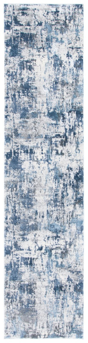 Safavieh Lagoon 182 Power Loomed Contemporary Rug Grey / Blue LGN182G-4