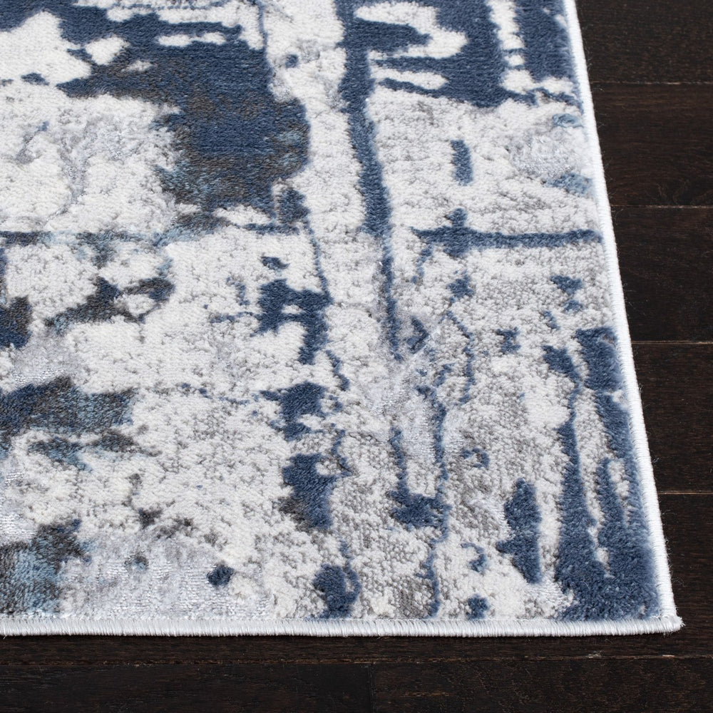 Safavieh Lagoon 182 Power Loomed Contemporary Rug Grey / Blue LGN182G-4