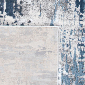 Safavieh Lagoon 182 Power Loomed Contemporary Rug Grey / Blue LGN182G-4