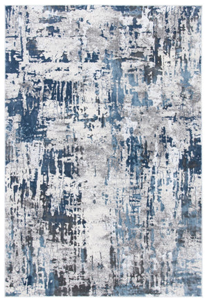 Safavieh Lagoon 182 Power Loomed Contemporary Rug Grey / Blue LGN182G-4