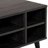 CorLiving Rectangle Coffee Table with Storage Dark Grey LHW-601-C