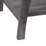 CorLiving Hollywood Dark Grey Coffee Table with Shelf Dark Grey LHW-720-C