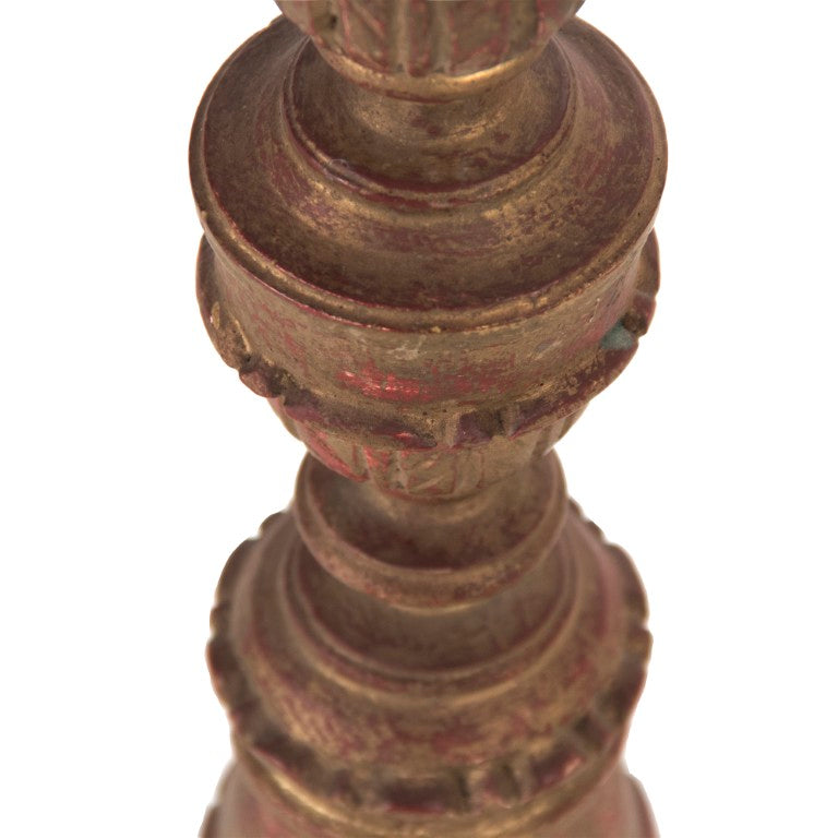 Zentique Agra Birch Candle Holder — Tall Tapered Pillar Stand, Scandinavian Minimalist Accent for Mantel Décor LI-04-18