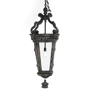 Zentique Dante Birch & Poplar Hanging Light Pendant — Sculptural Scandinavian Wood Pendant for Warm Ambiance LI-05-110L