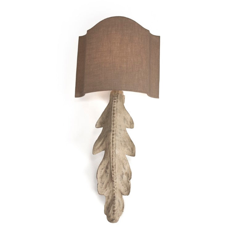 Zentique Gemma Wall Sconce in Chinese Walnut Veneer — Slim 23.5" Vertical LED-Ready Light for Modern Spaces LI-05-119