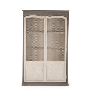 Zentique Alexander Cabinet Solid Pine & Poplar Storage Cabinet with Adjustable Shelves, Timeless Finish, 55Wx91Hx20D LI-S10-12-55