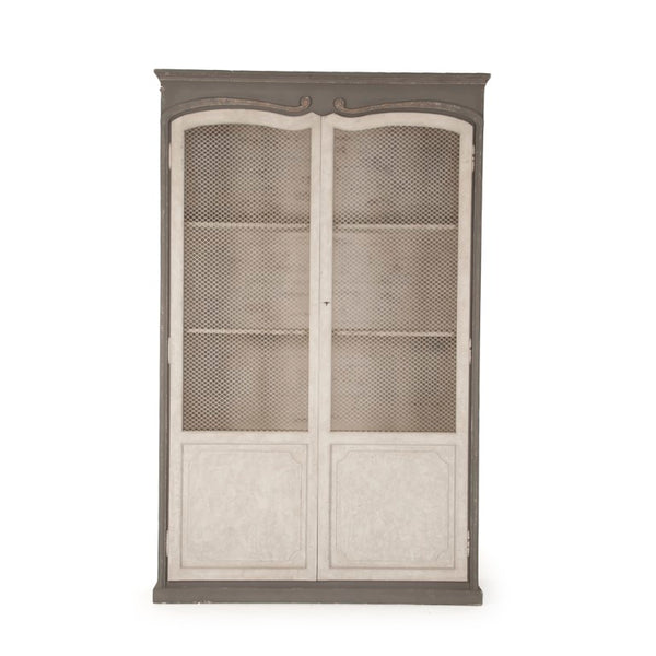 Zentique Alexander Cabinet Solid Pine & Poplar Storage Cabinet with Adjustable Shelves, Timeless Finish, 55Wx91Hx20D LI-S10-12-55