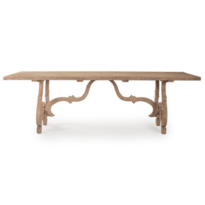 Nantes Dining Table Dry Natural Elm LI-S10-25-35 Zentique