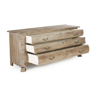 Zentique Limoges Chest solid beech & elm storage chest W75 H32 D25cm — classic silhouette, durable finish, versatile décor LI-S10-26-27