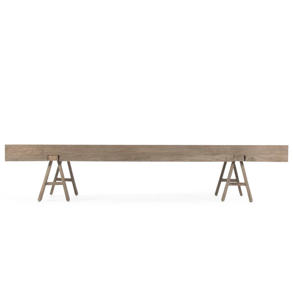 Zentique Cloe Coffee Table - Elegant Natural Elm Centerpiece For Modern Living Rooms With Unique Grain Design Natural Elm Li-s11-18-54