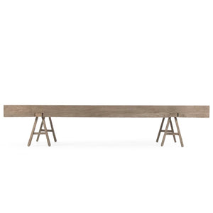 Zentique Cloe Elm Coffee Table — Low-Profile Modern Centerpiece with Wide Top, Durable Finish, Sturdy Support LI-S11-18-54