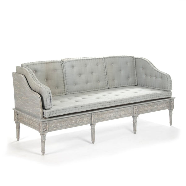 Zentique Tereza Birch & Pine Bench — Scandinavian Minimalist Entryway Seating, Compact Durable Accent Piece LI-S12-21-85