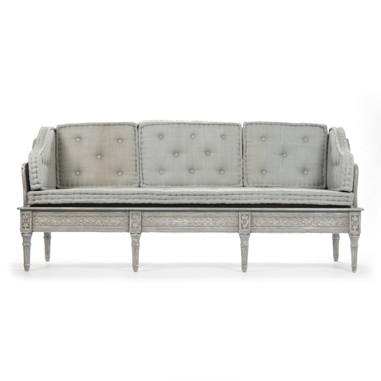 Zentique Tereza Birch & Pine Bench — Scandinavian Minimalist Entryway Seating, Compact Durable Accent Piece LI-S12-21-85