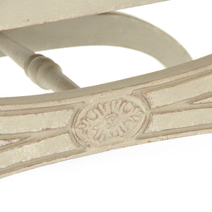 Zentique Beatrice Bench: Elegant Distressed Off-white Entryway Seating With Luxurious Linen Upholstery Distressed Off,White Birch,Off,White Linen Birch,Linen Li-s13-18-96l