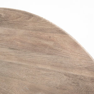 Zentique Kilo Solid Wood Table — Handcrafted Poplar Frame & Elm Top, Minimalist Scandinavian Design, Durable Finish LI-S13-25-91