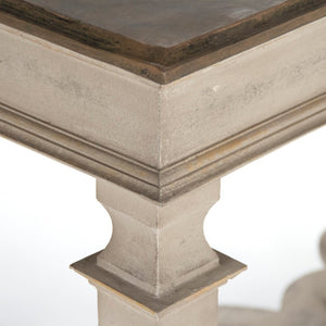 Zentique Tiffany Solid Birch Dining Table — 63"W Classic Rectangular Top, Smooth Finish & Sturdy Joinery LI-S13-26-94