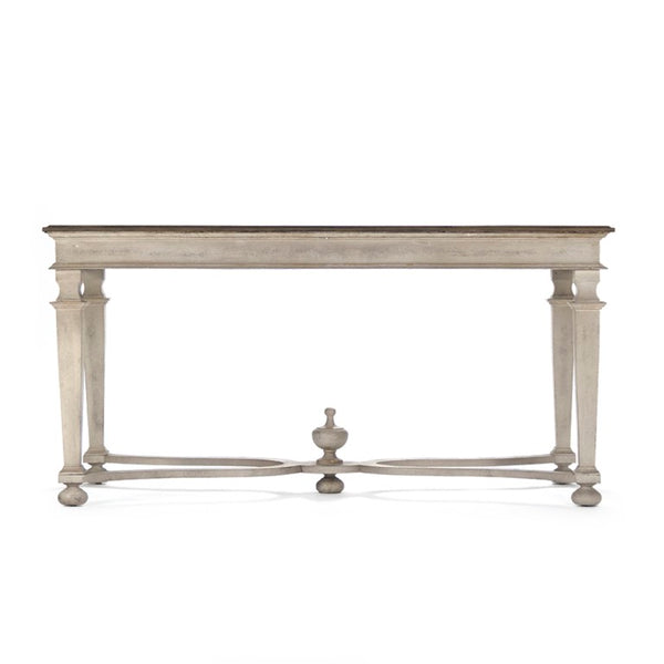 Zentique Tiffany Solid Birch Dining Table — 63"W Classic Rectangular Top, Smooth Finish & Sturdy Joinery LI-S13-26-94