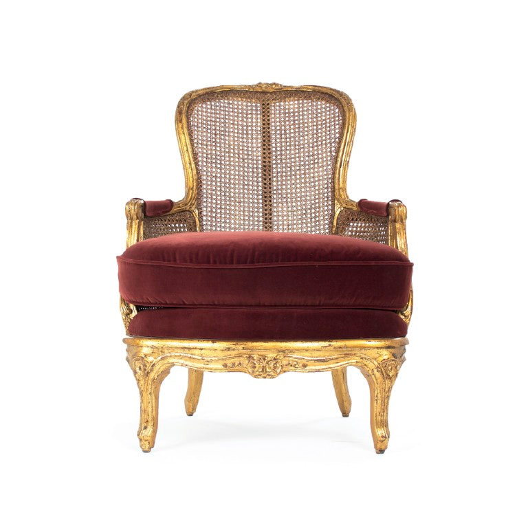 Zentique Aida Plush Velvet Club Chair with Birch Frame — Mid-Century Accent Seating, Compact & Cozy Lounge LI-S14-11-94