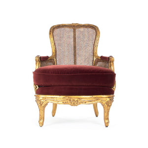 Zentique Aida Plush Velvet Club Chair with Birch Frame — Mid-Century Accent Seating, Compact & Cozy Lounge LI-S14-11-94
