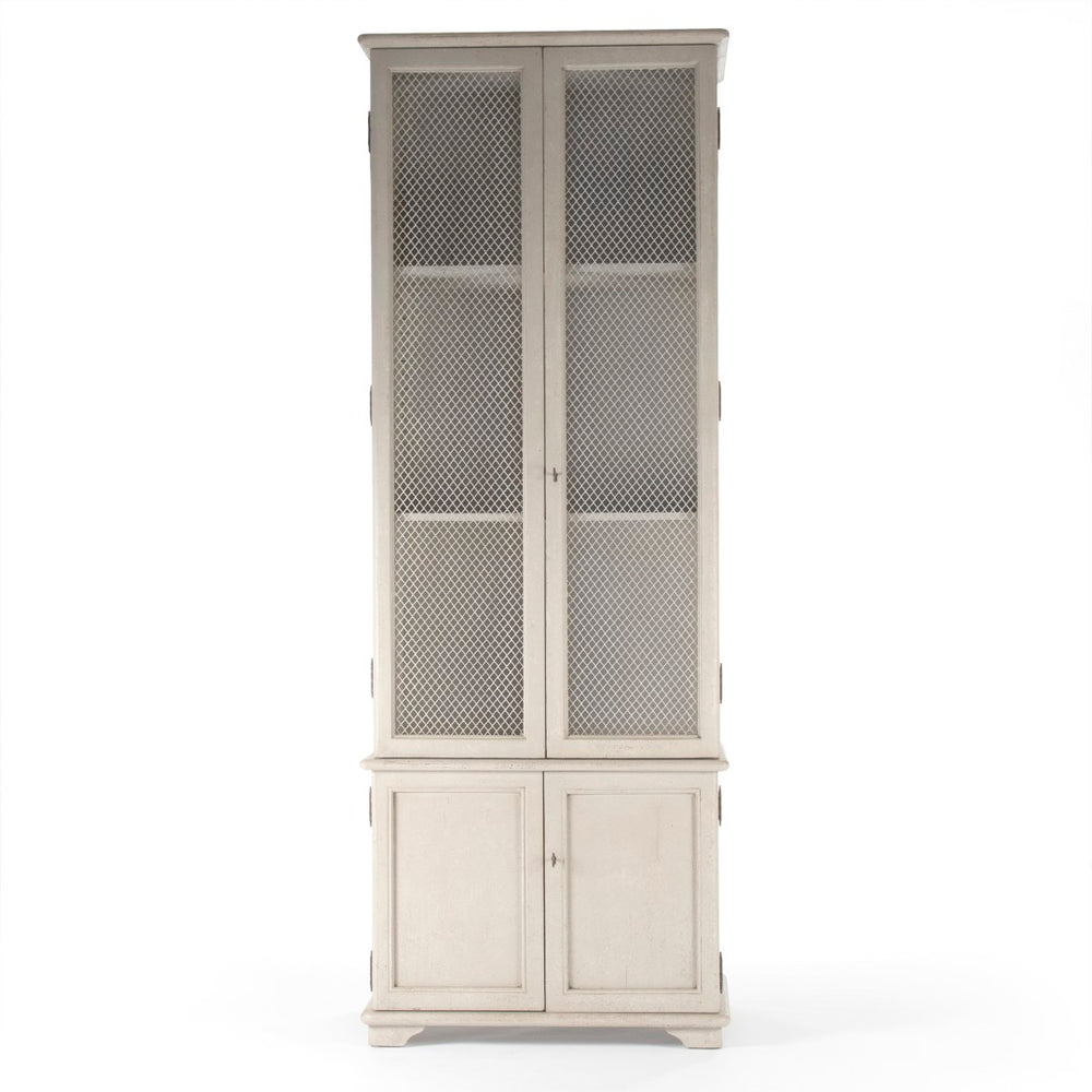 Zentique Chaline Cabinet - Rustic Charm Meets Modern Elegance In Distressed Taupe For A Cozy Home Retreat Distressed Taupe Pine Li-s14-12-125
