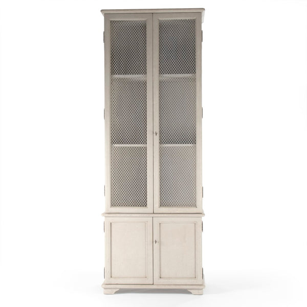 Zentique Chaline Cabinet - Rustic Charm Meets Modern Elegance In Distressed Taupe For A Cozy Home Retreat Distressed Taupe Pine Li-s14-12-125