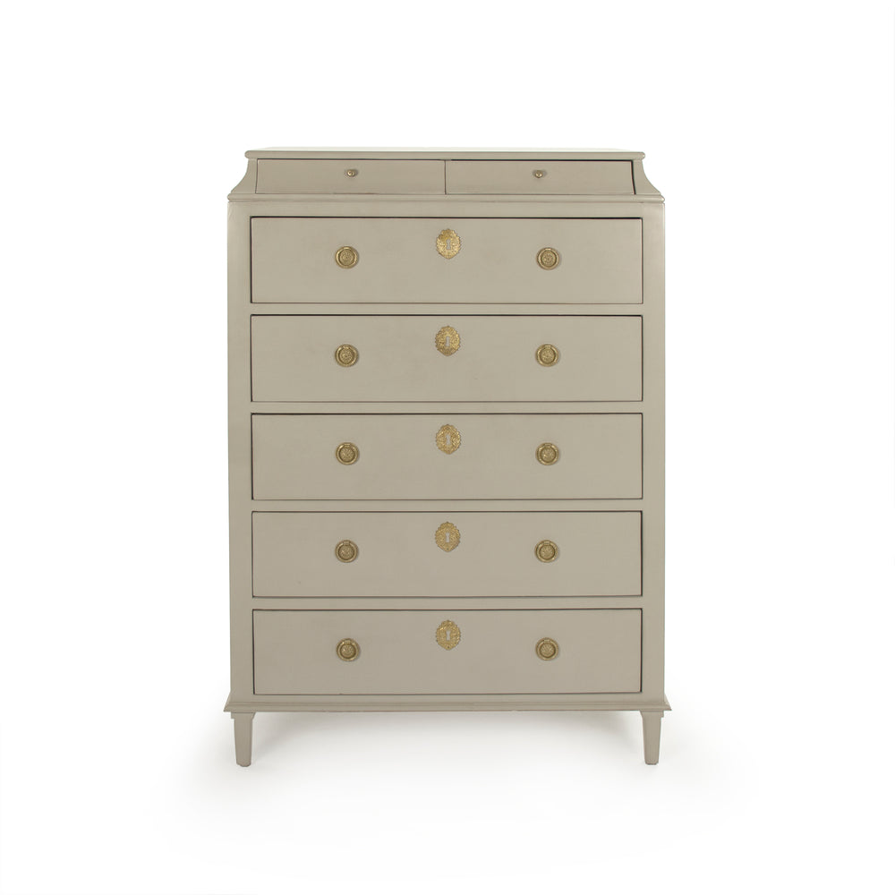Anjelica Dresser Off-White, Gold Leaf LI-S17-24-65 Zentique