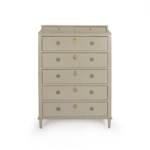 Anjelica Dresser Off-White, Gold Leaf LI-S17-24-65 Zentique
