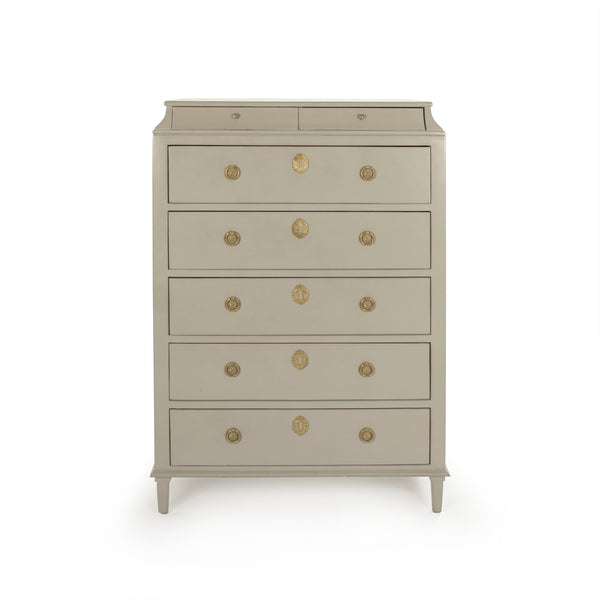 Anjelica Dresser Off-White, Gold Leaf LI-S17-24-65 Zentique