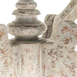 Provence Dining Table Natural Top, Distressed Grey LI-S8-25-01 Zentique