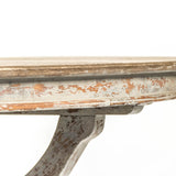Provence Dining Table Natural Top, Distressed Grey LI-S8-25-01 Zentique